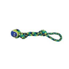 Zeus K9 Fitness Rope Tug with Tennis Ball - 43.2 cm (17 in)