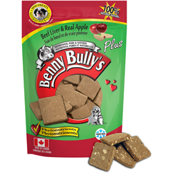 Benny Bully's Plus Dog Treat - Natural, Beef Liver & Apple