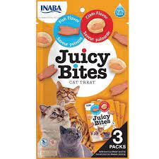 INABA JUICY BITES Fish & Clam Flavor (3 Pack)