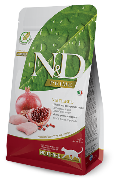 Farmina N&D Chicken & Pomegranate Neutured Cat Dry Food