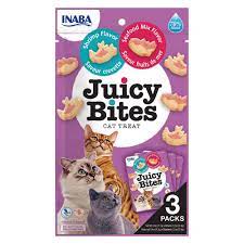 INABA JUICY BITES Shrimp & Seafood (3 Pack)