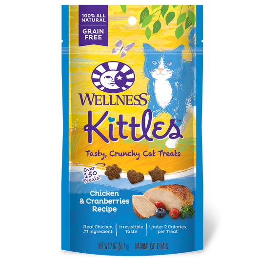 Wellness Kittles Chicken & Cranberries Cat Treat