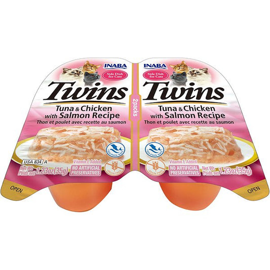 INABA TWINS Tuna & Chicken Recipe (2 Pack)