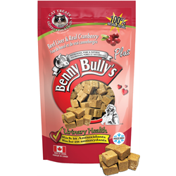 Benny Bully's Plus Cat Treats - Natural, Beef Liver & Cranberry
