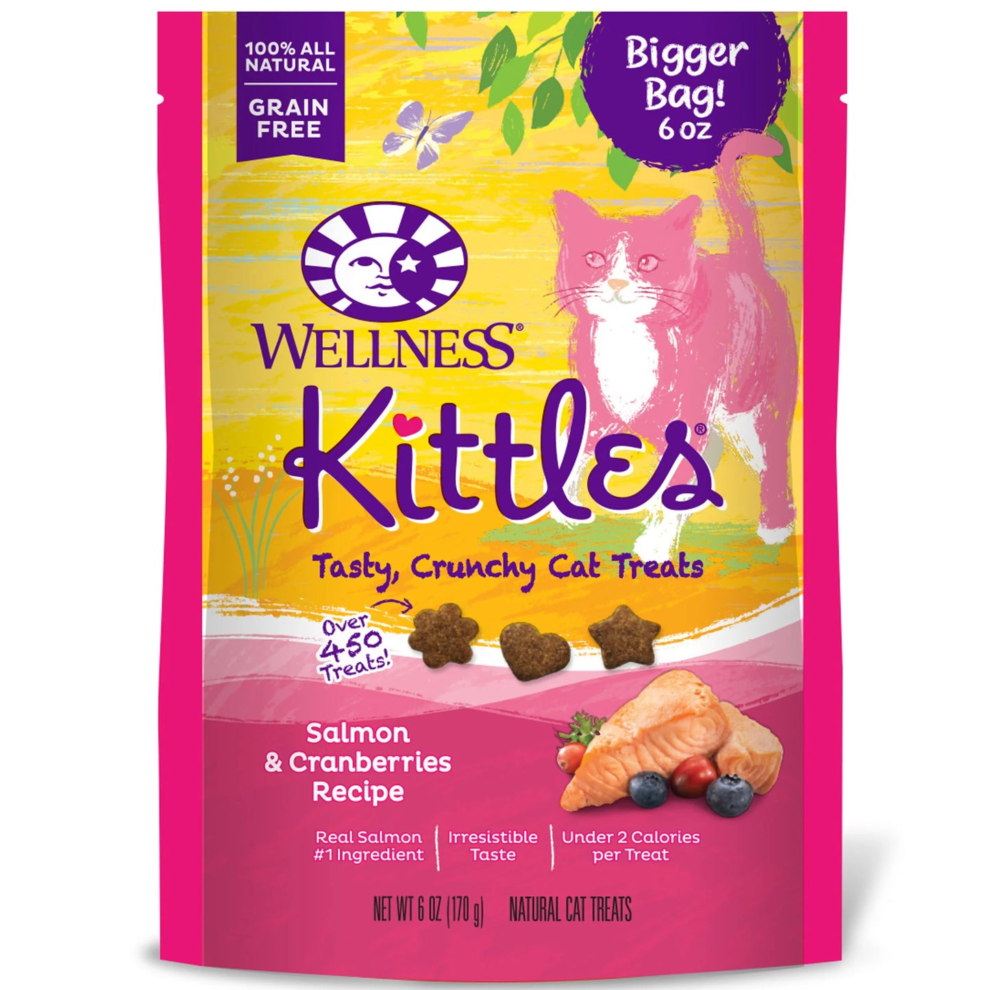 Wellness Kittles Salmon & Cranberries Cat Treat