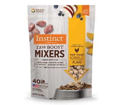 INSTINCT Raw Boost Mixers Cage Free Chicken Cat Freeze-Dried Food