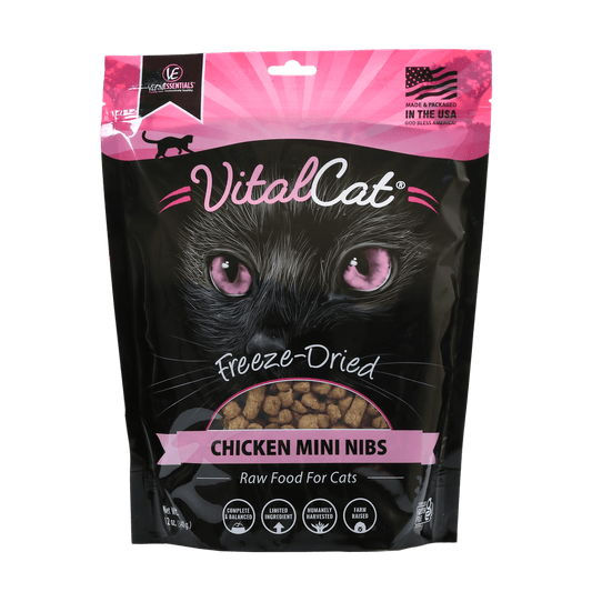 VE VitalCat Chicken Freeze-Dried Mini Nibs Food 12 oz