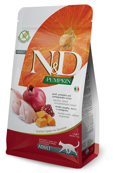 Farmina N&D Quail, Pomegranate & Pumpkin Cat Dry Food