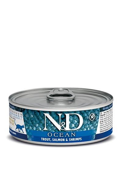 Farmina N&D Trout, Salmon & Shrimp Cat Wet Food