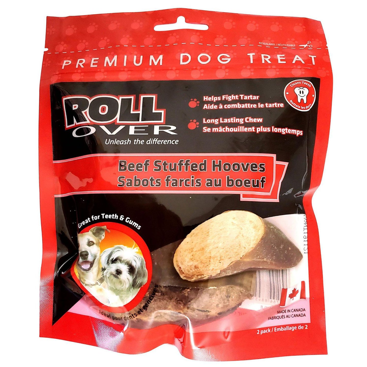 Rollover Beef Filled Hooves (2 Pack)