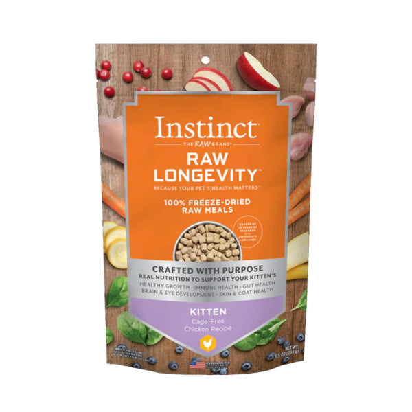 INSTINCT Longevity Freeze Dried Raw Meals Kitten Chicken Cat