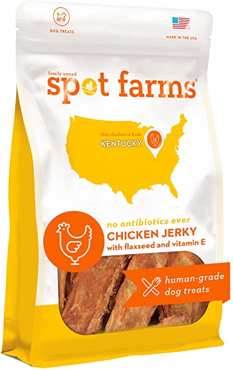 Spot Farms Chicken Jerky with Flaxseed & Vitamin E