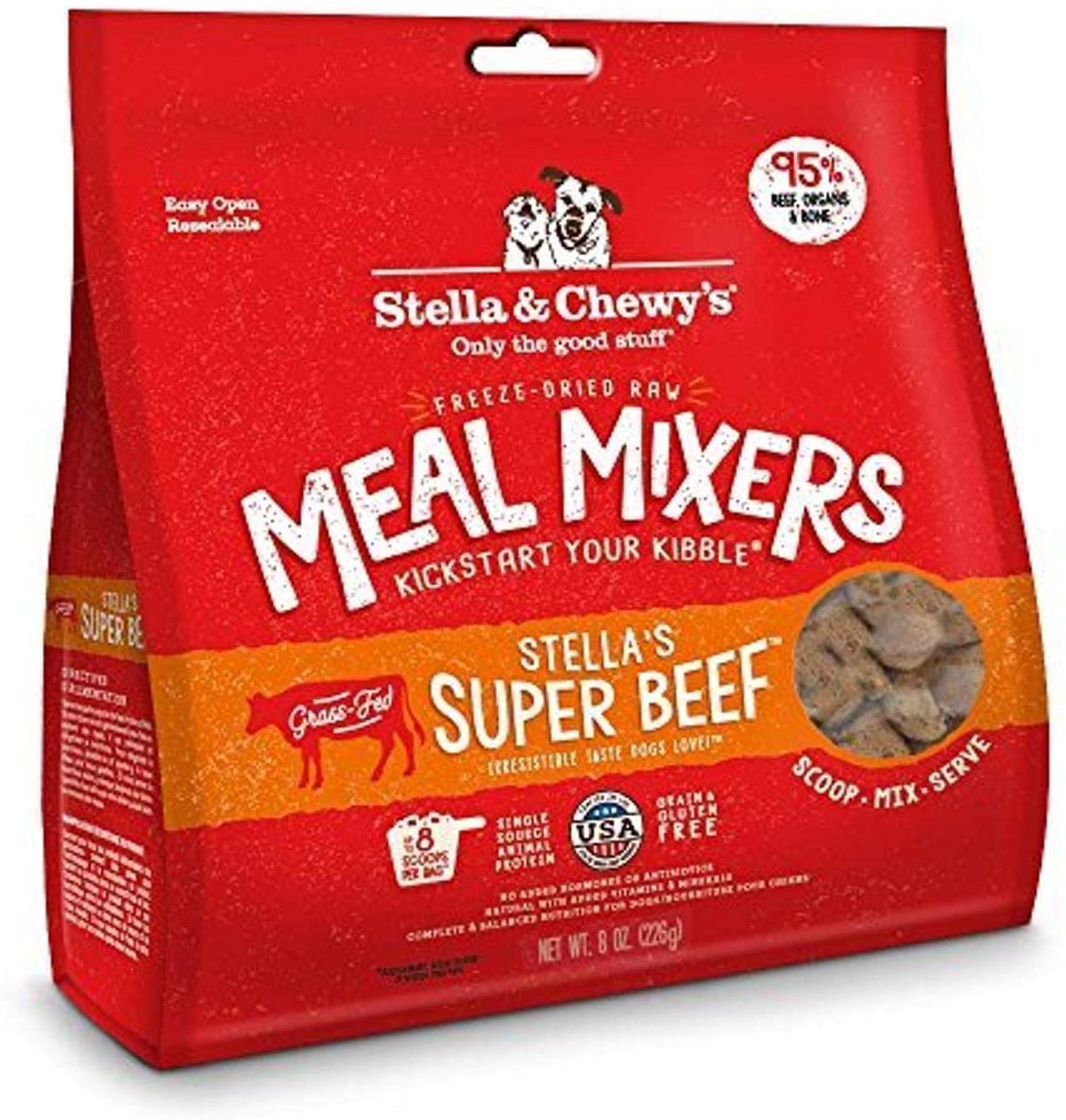 Stella & Chewy's Beef Meal Mixers For Dogs