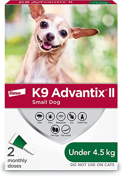 Advantix II Flea+Tick+Mosquito Protection - Small Dogs (<4.5kg)