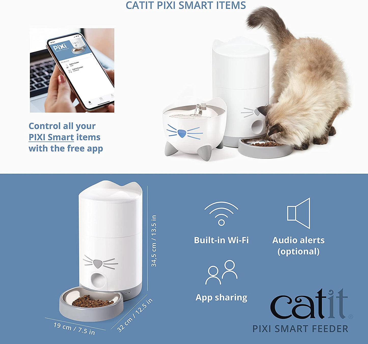 Catit Pixi Smart Feeder with Remote Control App