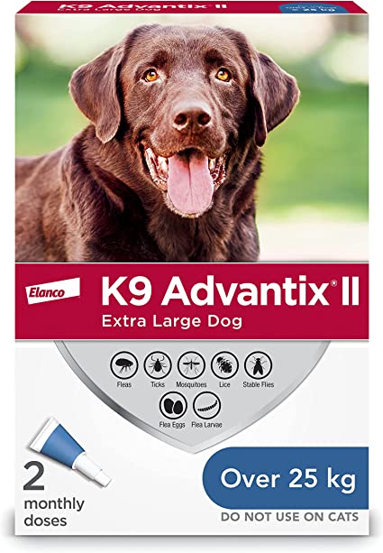 Advantix II Flea+Tick+Mosquito Protection - X-Large Dogs (25kg+)