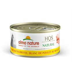 Almo Nature HQS Natural Chicken Breast in Broth Cat Can