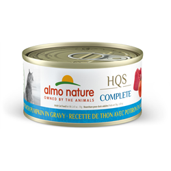 Almo Nature HQS Complete Tuna with Pumpkin in Gravy Cat Can