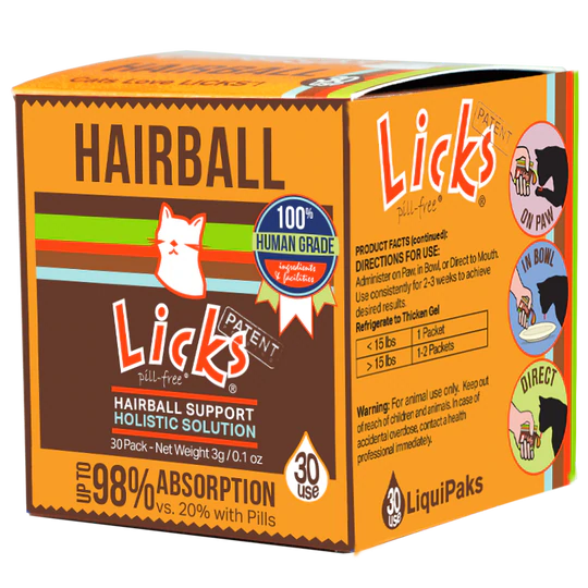 Licks Hairball Support (30 Day Use)