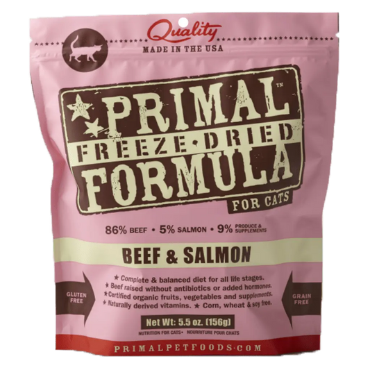Primal Freeze Dried Beef and Salmon CAT