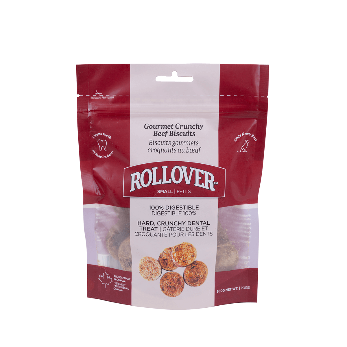 Rollover Small Gourmet Crunchy Beef Biscuits 300g