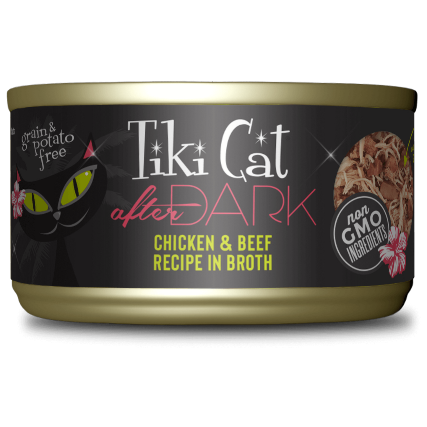 Tiki Cat After Dark Grain Free Chicken & Beef Wet Cat Food