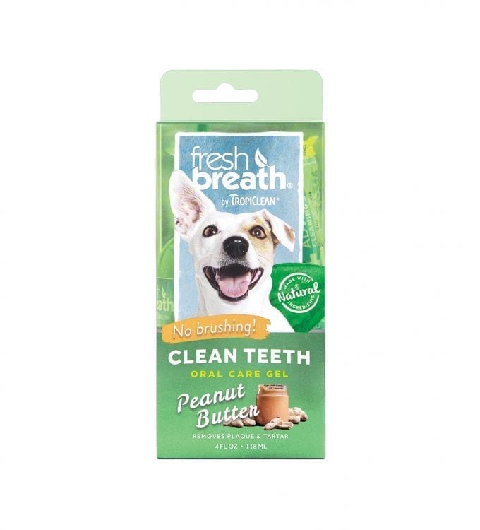 Tropiclean Fresh Breath Oral Gel Peanut Butter 4oz
