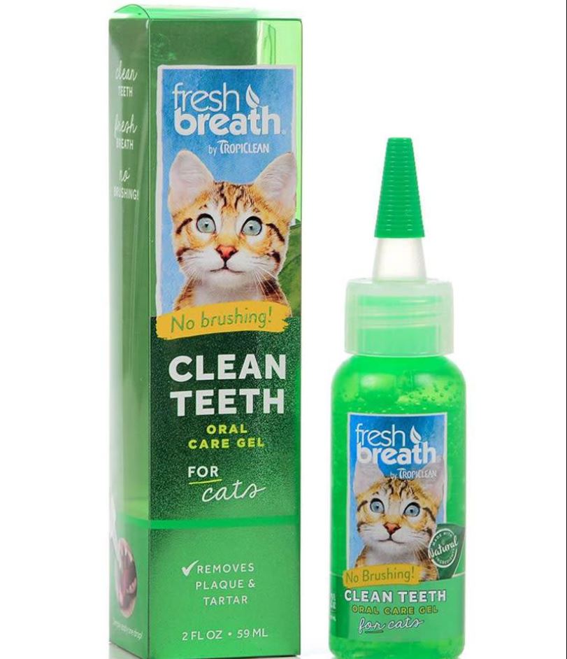 Tropiclean Fresh Breath Oral Gel Cat 59ml/2oz