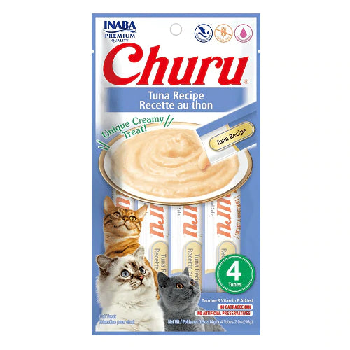 INABA CHURU PURÃƒâ€°ES Tuna Recipe (4 Pack)