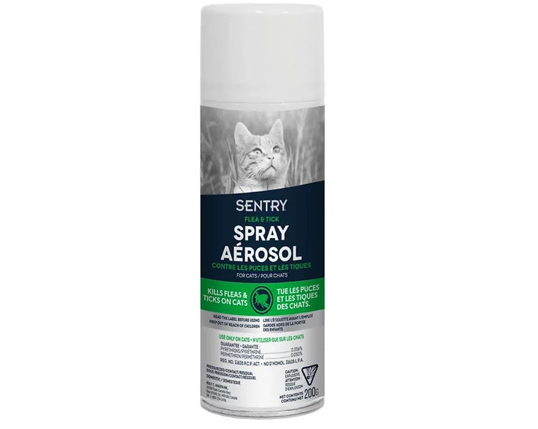 Sentry Flea & Tick Spray for Cats