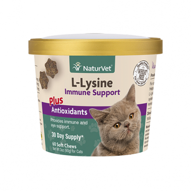 NaturVet L-Lysine Immune Support For Cats (60 ct)Ã‚Â 