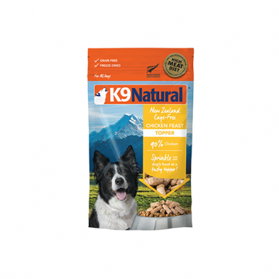 K9 Chicken Feast Freeze-Dried Topper for Dogs