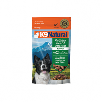 K9 Lamb Feast Freeze-Dried Topper for Dogs