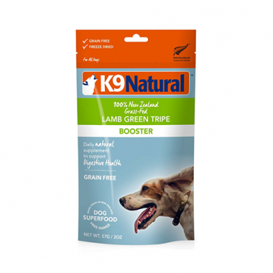 K9 Lamb Green Tripe Freeze-Dried Topper for Dogs