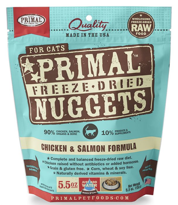 Primal Freeze Dried Chicken and Salmon CAT