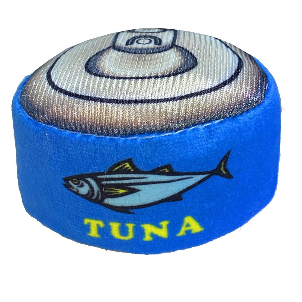 Huxley & Kent Plush Can O Tuna with Organic Catnip & Crinkle