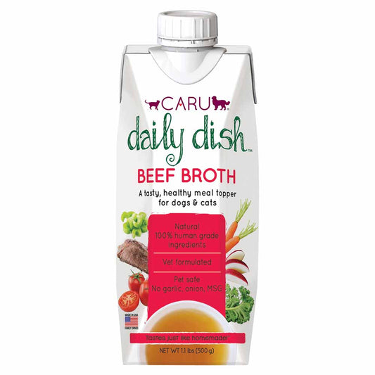 CARU Daily Dish Broth for Dogs & Cats - Beef
