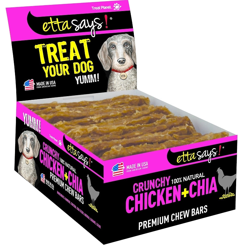 Etta Says! Crunchy Premium Bar Chicken & Chia