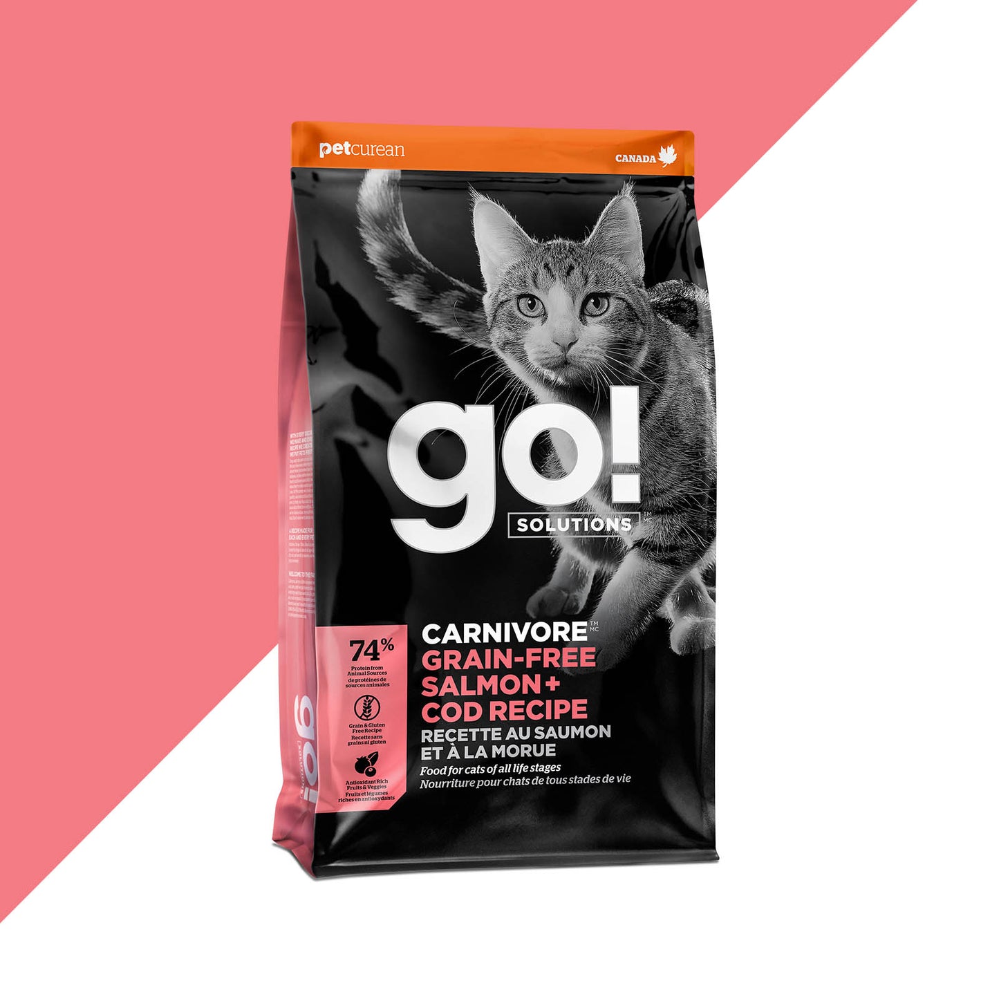 GO! Carnivore Grain Free Salmon Cod CAT