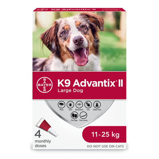 Advantix II Flea+Tick+Mosquito Protection - Large Dogs (11-25kg)