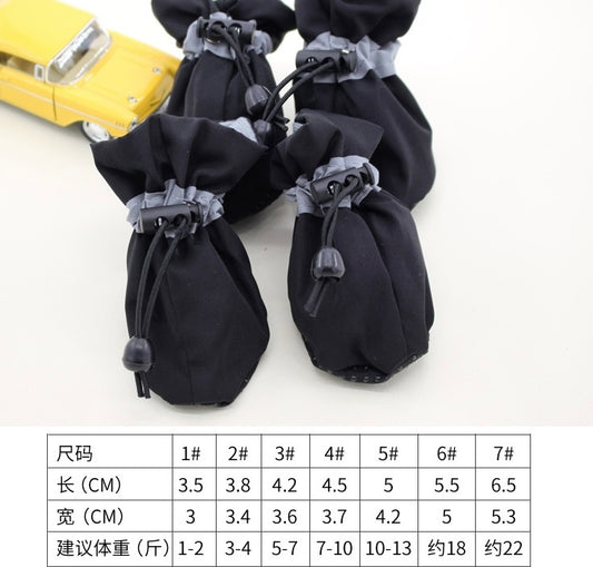 PT Waterproof Pet Shoes - Black