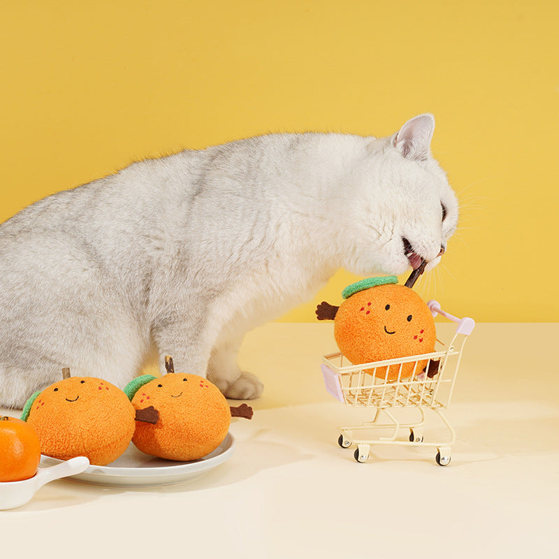 Zeze Catnip & Silvervine Toy - Orange