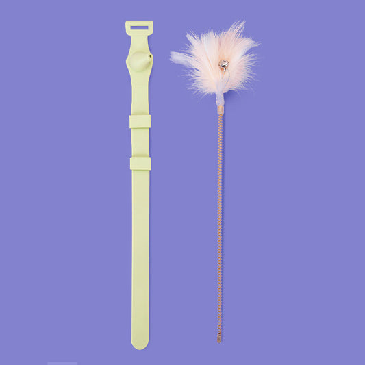 PT Hand-free Teaser Feather with Collar