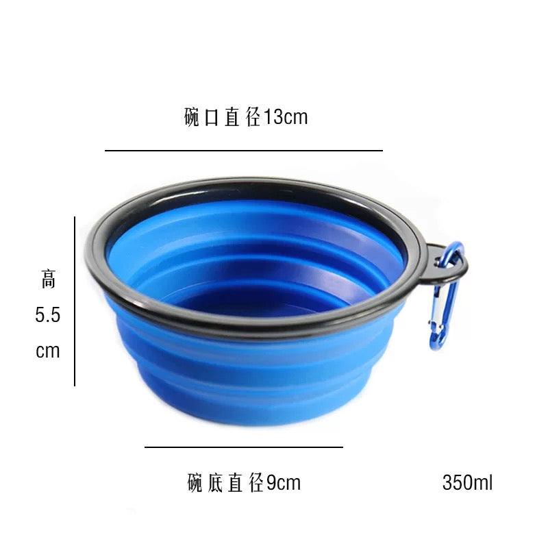 PT Collapsible Traveling Bowl - Blue