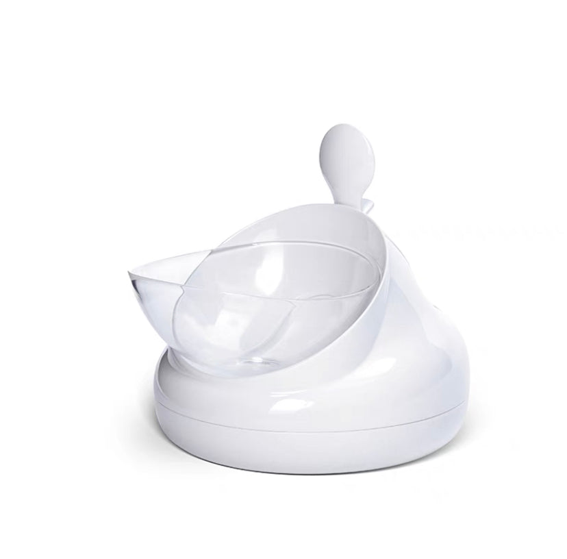 Wulee FanPei Cat Food Bowl - White