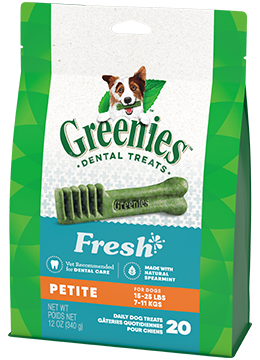 Greenies Canine Fresh Mint Treat-Pak Petite