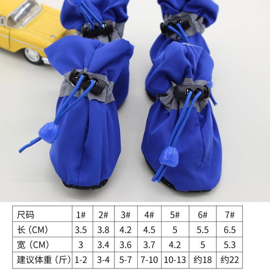 PT Waterproof Pet Shoes - Blue