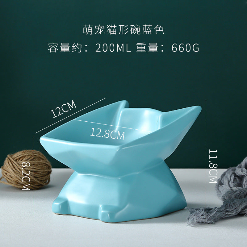 PT Ceramic Bowl - Cat Shape