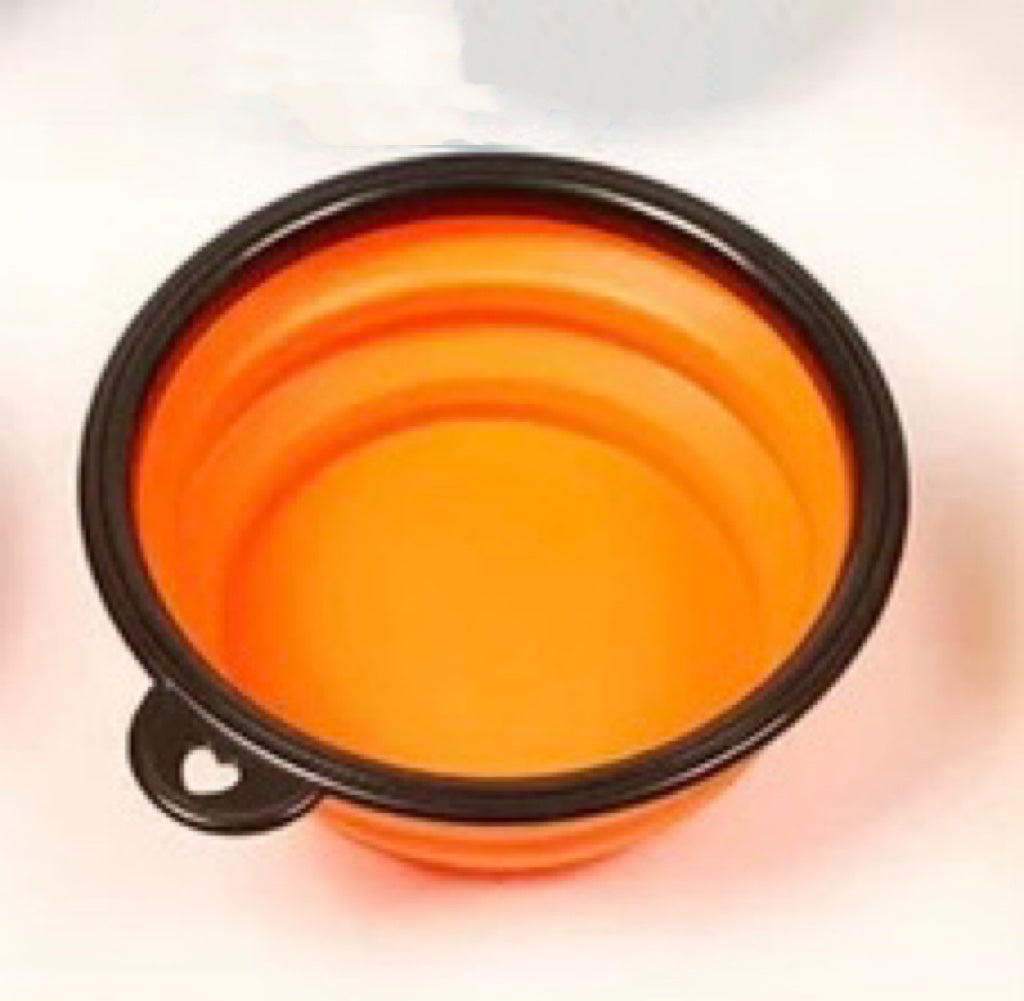 PT Collapsible Traveling Bowl - Orange