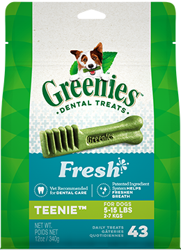 Greenies Canine Fresh Mint Treat-Pak Teenie